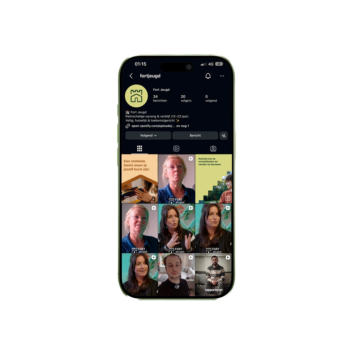 Instagram-feed van Fort Jeugd